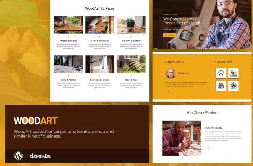 WoodArt – Artisan Template