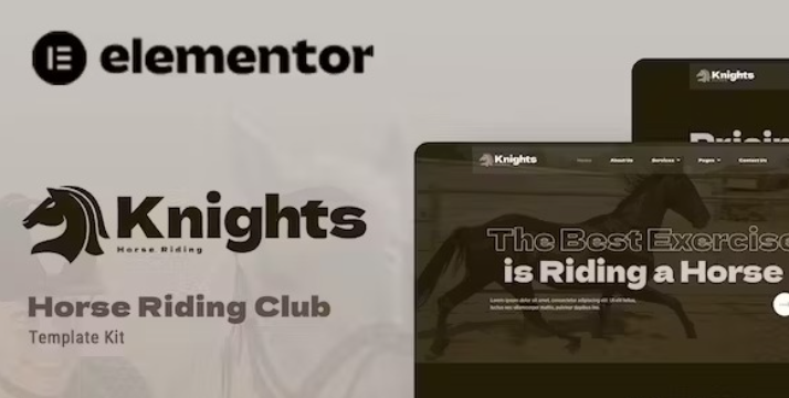 Knights – Horse Riding Club Elementor Template