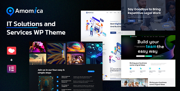 Anomica – IT Solutions and Services WordPress Theme + RTL