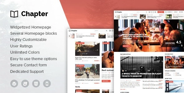 Chapter – WordPress Magazine Theme