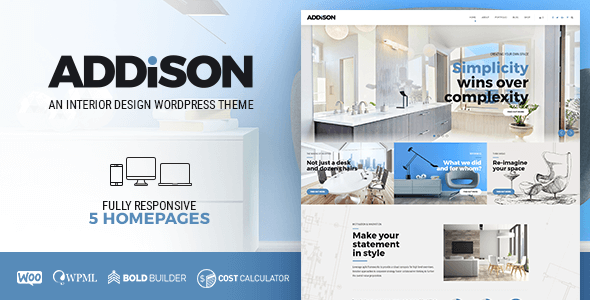 Addison – Architecture & Interior Design WordPress Theme