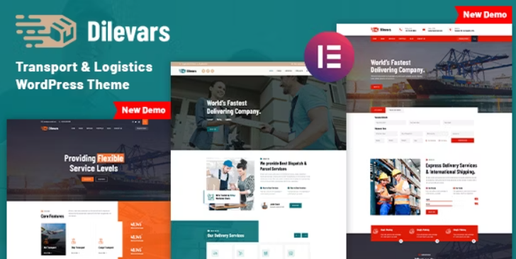 Dilevars – Transportation & Logistics WordPress Theme