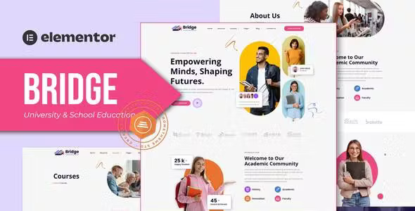 Bridge University Elementor Template Kit