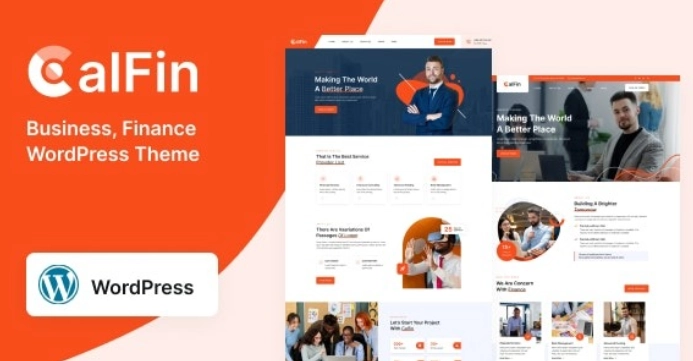 Calfin – Business Finance WordPress Theme
