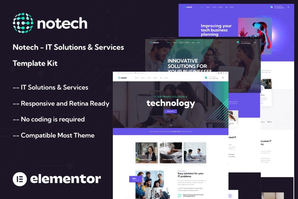 Notech – IT Solutions & Services Template