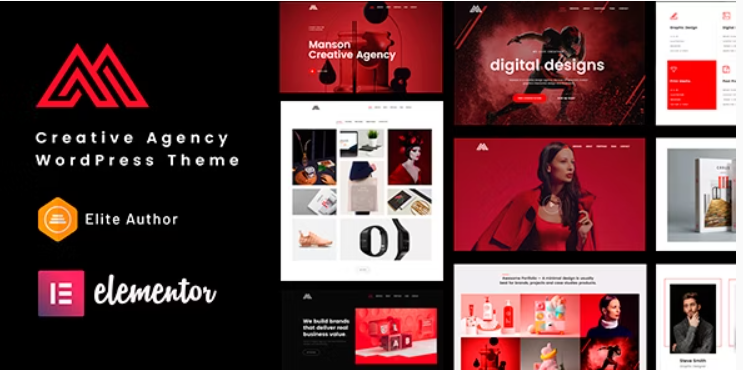 Manson – Creative Agency WordPress Theme