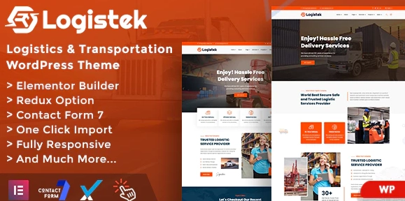 Logistek – Logistics & Transportation WordPress Theme