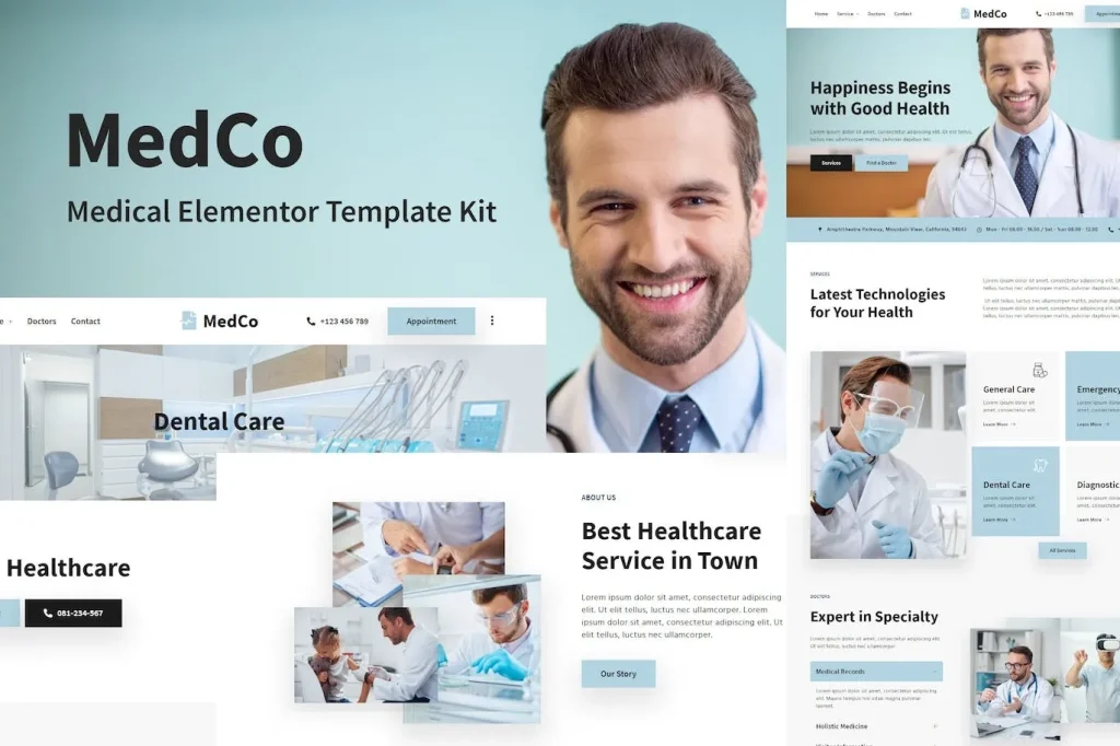 Medco – Medical Clinic & Hospital Elementor Template