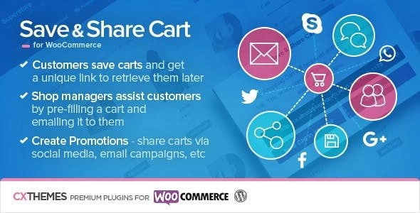 WooCommerce Save & Share Cart
