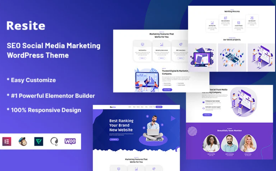 Resite – SEO Social Media Marketing WordPress Theme