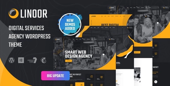 Linoor – Digital Agency Services WordPress Theme