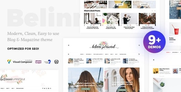 Belinni – Multi-Concept Blog / Magazine WordPress Theme