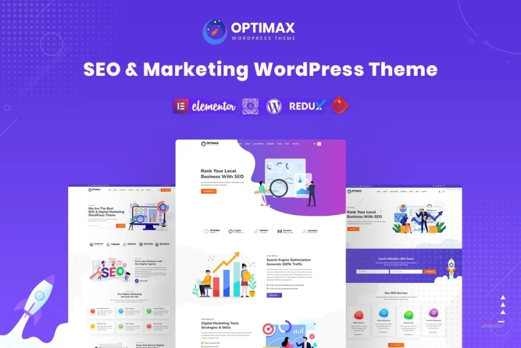 Optimax – SEO & Marketing WordPress Theme