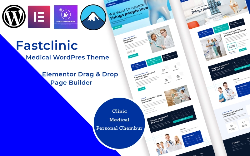 Fast Clinic – Medical WordPress Elementor Theme WordPress Theme
