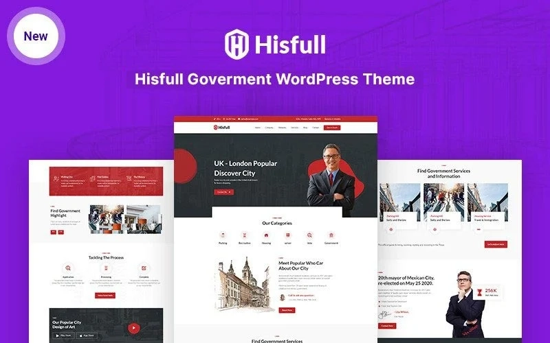 Hisfull – Municipal and Government Responsive WordPress Theme