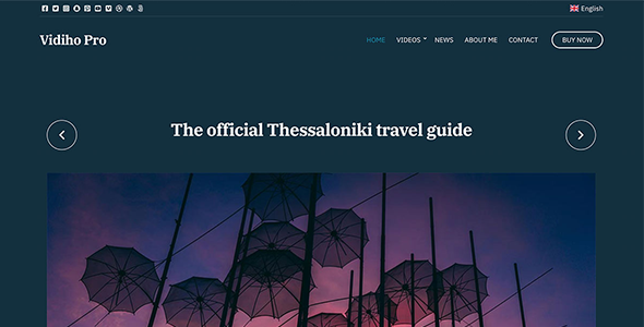 Vidiho Pro WordPress Theme