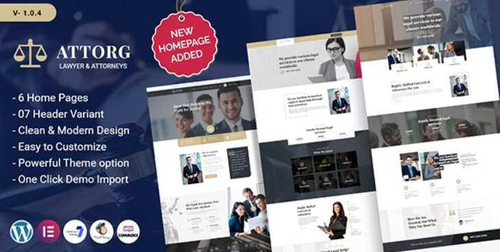 Attorg – Attorney WordPress Theme