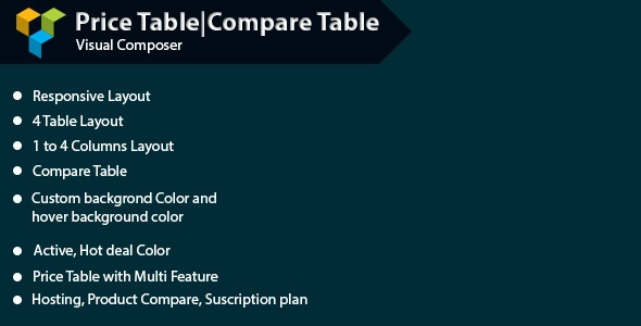 Visual Composer – Price Table|Compare Table