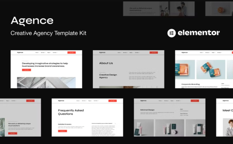 Agence – Creative Agency Elementor Template