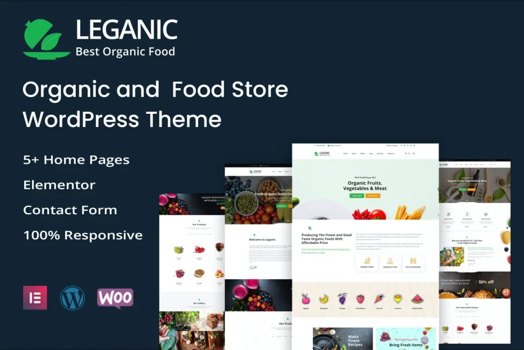 Leganic – Organic and Food Store WordPress Theme