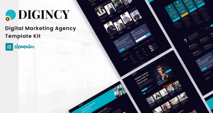 Digincy – Digital Marketing Agency Elementor Template
