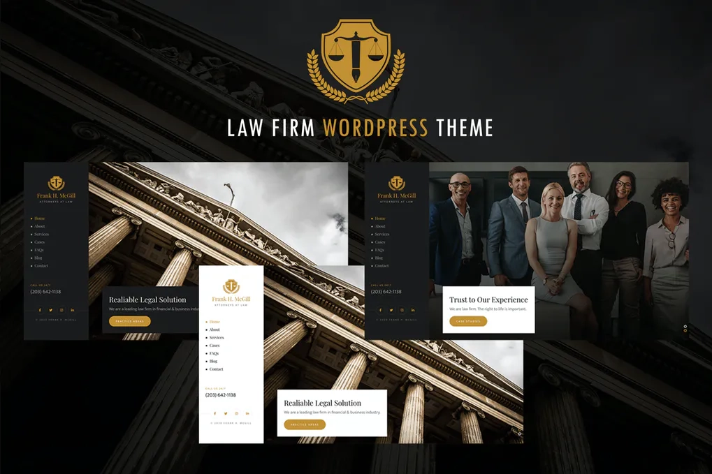 Mcgill – Law Firm WordPress Theme