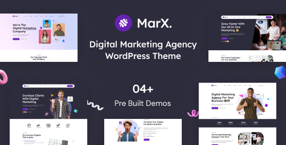 Marx – Digital Marketing Agency WordPress Theme