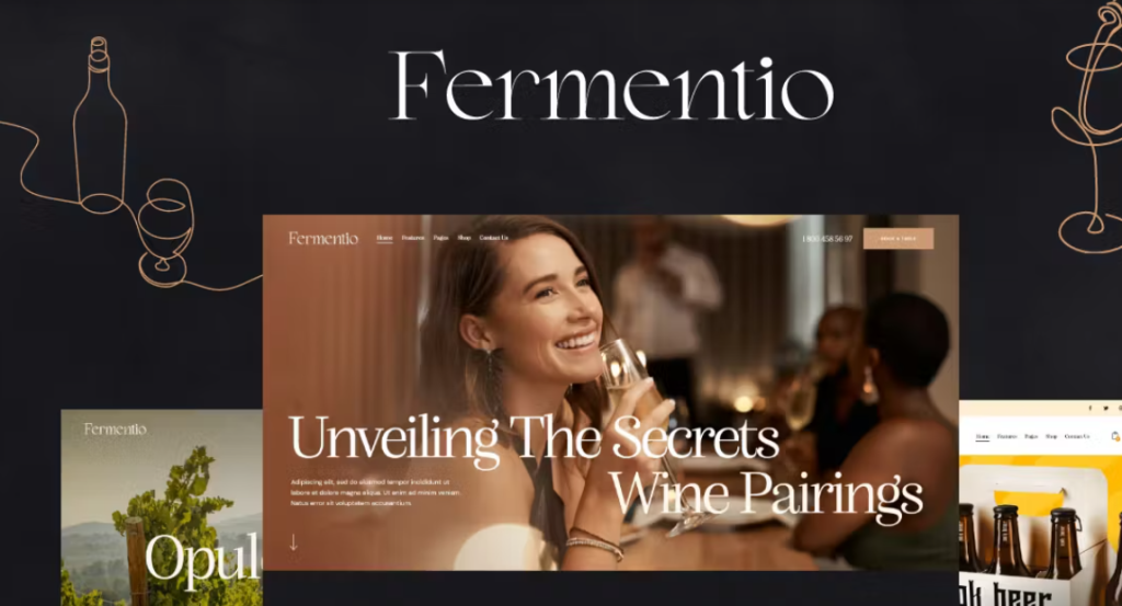 Fermentio – Brewery / Winery / Pub / Restaurant WordPress Theme