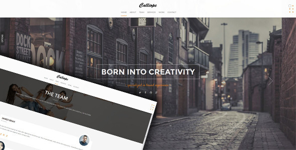 Calliope – Portfolio & Agency WordPress Theme