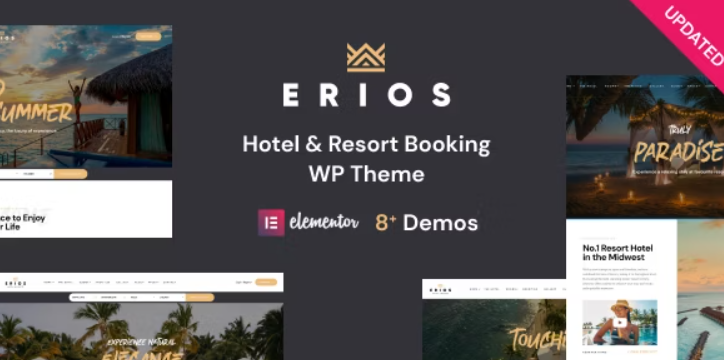 Resort & Hotel WordPress Theme | Erios