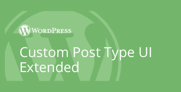 Custom Post Type UI Extended