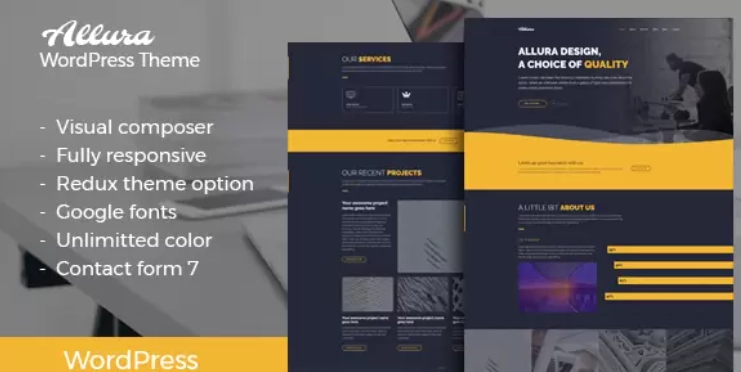 Allura – Portfolio WordPress Theme