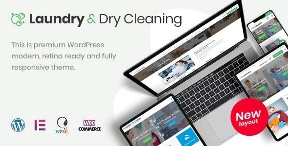Laundry – Dry Cleaning Services WordPress Theme
