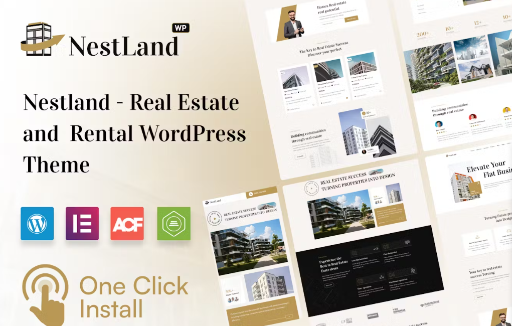 NestLand – Real Estate WordPress Theme