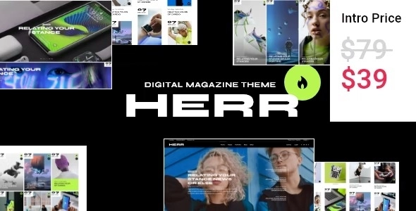 Herr – Digital Magazine Theme