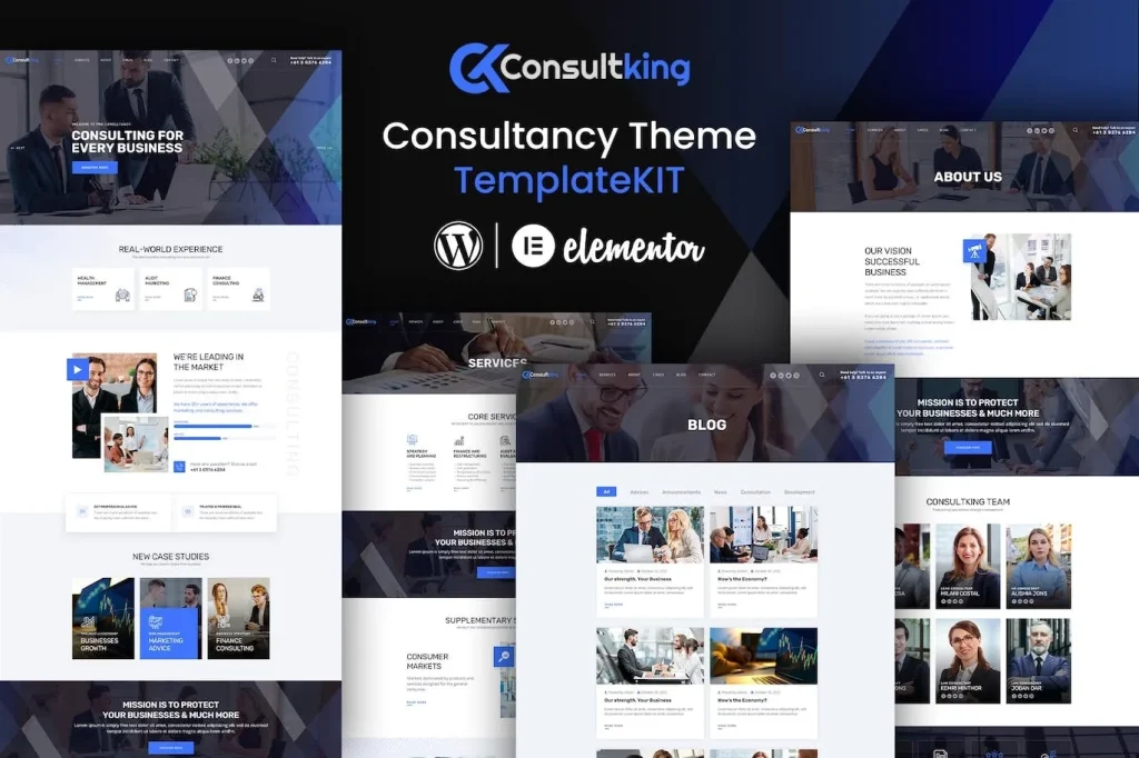 Consultking – Business Elementor Template
