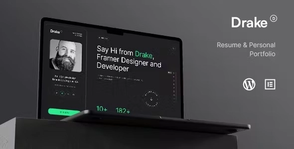 Drake – Personal Portfolio WordPress Theme