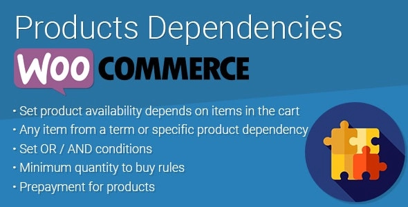 WooCommerce Products Dependencies