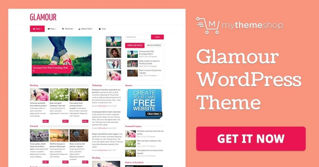 Glamour – WordPress Theme
