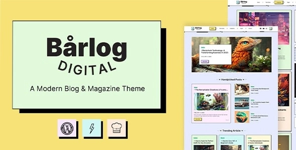 Barlog – A Modern Blog & Magazine Theme