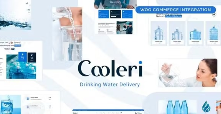 Cooleri – Drinking Water Delivery Elementor Pro Template
