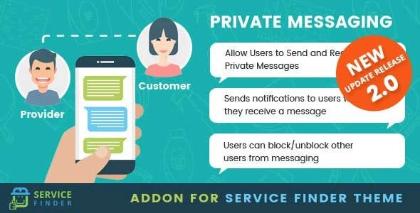 Service Finder Messaging System