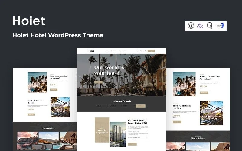 Hoiet – Hotel WordPress Theme