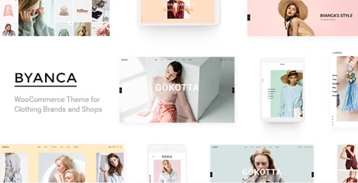 Byanca – Modern WooCommerce Theme for Clothing Brands and Shops