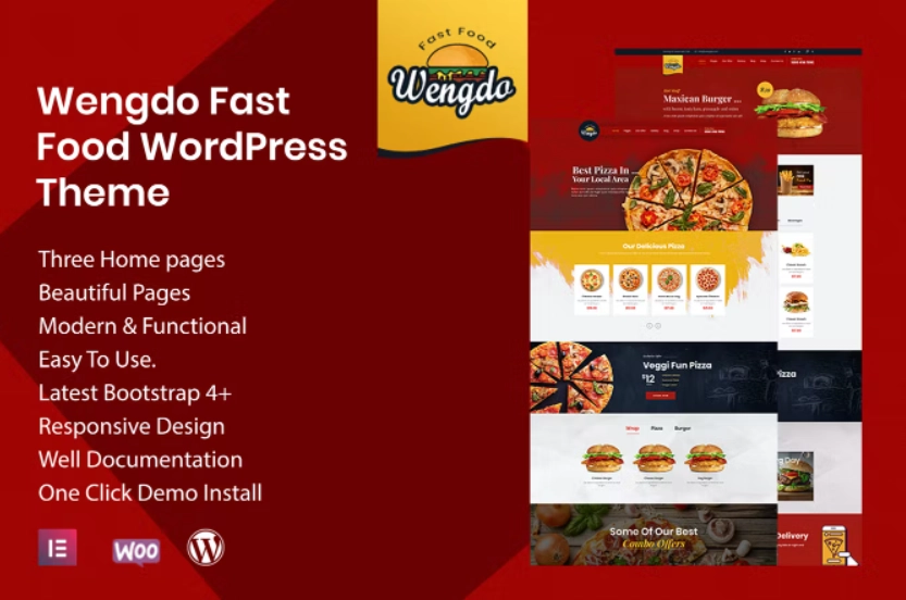 Wengdo – Fastfood WordPress Theme