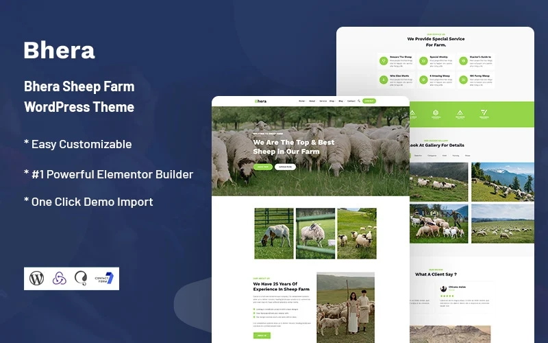 Bhera – Sheep Farm Responsive WordPress Theme