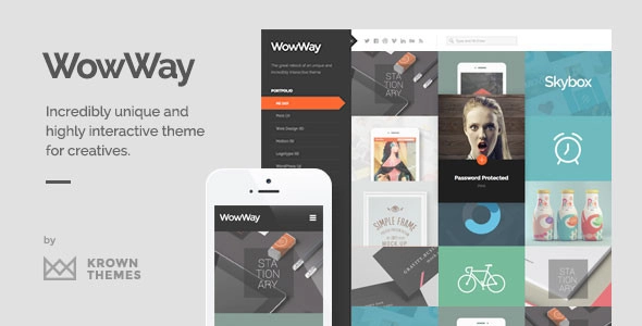 WowWay – Interactive & Responsive Portfolio Theme