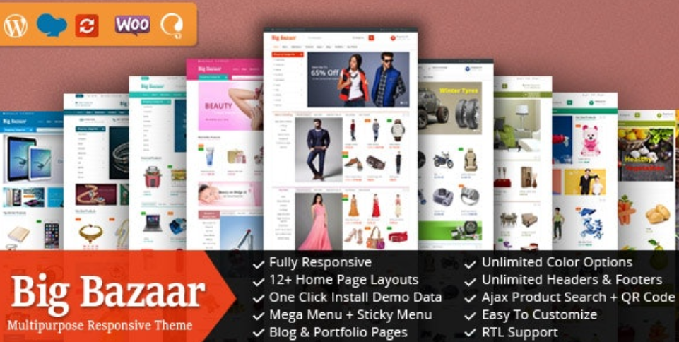 BigBazaar – Responsive WooCommerce WordPress Theme