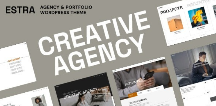 Estra – Creative Agency and Portfolio Theme