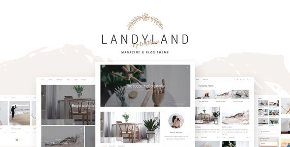 Landyland – Clean Blog Theme